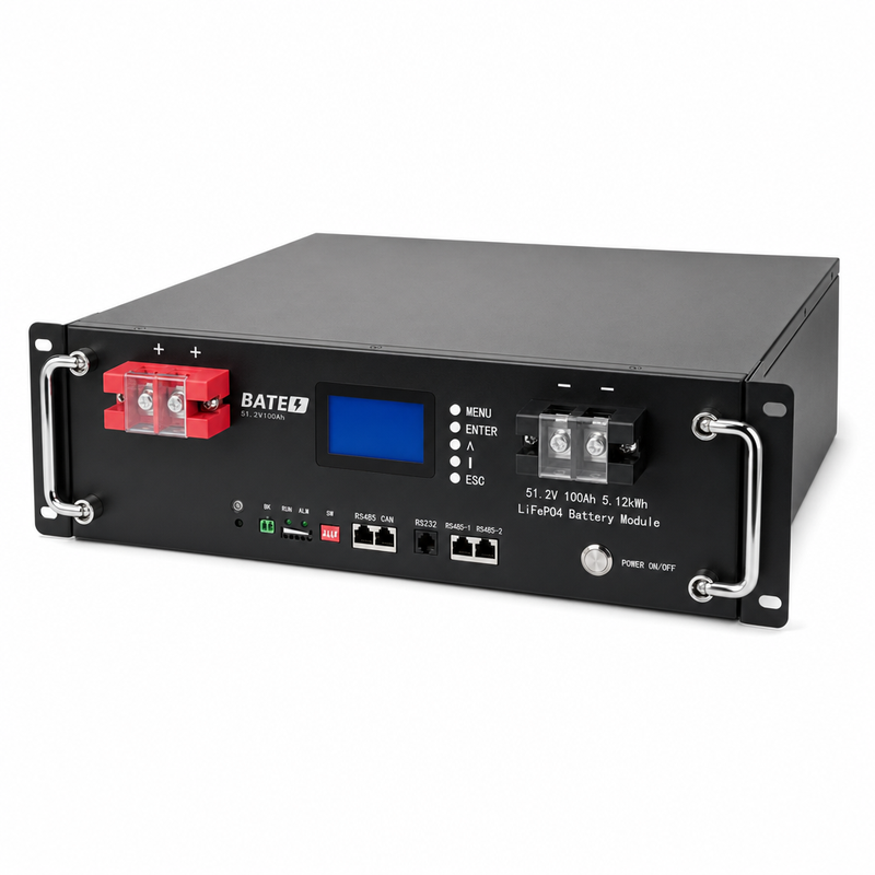 Serie de Baterías LiFePO4 51,2V Montaje en Rack
